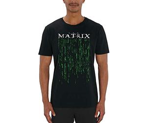 The Matrix Green Code Men's Black T-Shirt