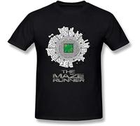 The Maze Runner Summer Unisex 100% Cotton Short-Sleeve T-Shirts Black XXXL