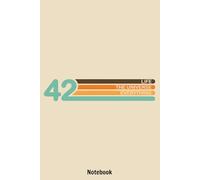 The Meaning of Life Notebook: Lined College Ruled Paper, Planner, Diary, Journal, 6x9 120 Pages, Matte Finish Cover