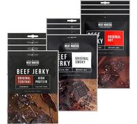 The Meat Makers Beef Jerky Snack Mix Smoky | Teriyaki | Hot 12x25g (300g) - Carne Secca, Snack alla Carne.