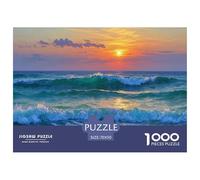 The Mediterranean Sea1000 Piece Jigsaw Puzzles for Adults Family Game SunsetFun And Challenging for Home Decoration Great Gift Idea70x50cm/1000pcs