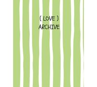The Mellow Love (Archive) Notebook: College Ruled Notebook for Journal, Student, Office | Includes Indexing, Paging | 110 pages (7.5 x 9.25): Documenting Life's Sweetest Memories and Lessons