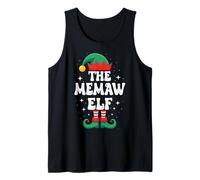 The Memaw Elf Funny Christmas Matching Group Canotta