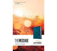 The Message: Crosshatch Denim, Leather-Look: The Bible in Contemporary Language