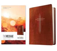 The Message Deluxe Gift Bible, Dark Brown Gold