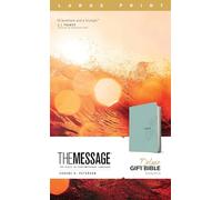 Eugene H. Peter Message Deluxe Gift Bible, Large Print, T (Rilegato in ecopelle)