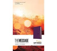 The Message: The Message, Amethyst Gem, Leather-Look, The Bible in Contemporary Language