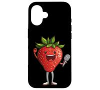 The Mic Drop Master in Berry Form per adulti e bambini Custodia per iPhone 16