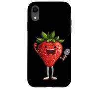 The Mic Drop Master in Berry Form per adulti e bambini Custodia per iPhone XR