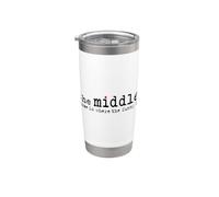 The Middle Logo Bicchiere termico in acciaio inox doppia parete