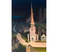 The Midnight Ride of Paul Revere - Grant Wood - Notebook: 120 Lined Pages 6" x 9" Journal Diary Notepad