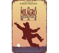 The Milagro Beanfield War Movie Poster retrò divertente metallo latta segno, decorazione da parete per la casa all'aperto 20,3 x 30,5 cm