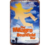 The Milagro Beanfield War Movie Poster retrò divertente metallo latta segno, decorazione da parete per la casa all'aperto 20,3 x 30,5 cm