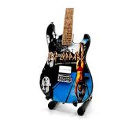 The Mini Axe High 'n' Dry Mini Chitarra Replica | Chitarra in miniatura in legno con licenza ufficiale da collezione con supporto | Espositore ispirato al rock per appassionati di musica e