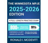 The Minnesota MPJE 2025-2026 Edition: Your Complete Roadmap to Navigating Pharmacy Law, Featuring Targeted Review, Realistic Practice Questions, and Clear Legal Breakdowns.