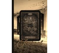 The Missing Piece Journal: Gothic Puzzle Notebook, Haunted Toy Tarot Inspired, Dark Vintage Aesthetic Writing Journal 6x9 120 pages