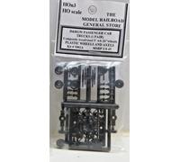 The Modello Ferrovia General Store Kit #2002 A Plastica Cerchi E Axels Nuovo Ovp