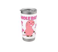 The Mole Rat - Simpatico disegno di opera d'arte digitale Bicchiere termico in acciaio inox doppia parete