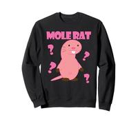 The Mole Rat - Simpatico Disegno di Opera d'Arte Digitale Felpa