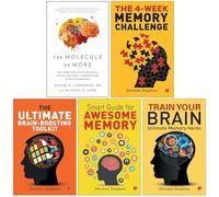 The Molecule of More, The 4-Week Memory Challenge, The Ultimate Brain-Boosting Toolkit, Smart Guide for Awesome Memory, Train Your Brain Ultimate Memory Hacks 5 Books Collection Set