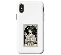 The Mom Tarot Card Coffee New Mom Aesthetic Custodia per iPhone X/XS