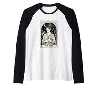 The Mom Tarot Card Coffee New Mom Aesthetic Maglia con Maniche Raglan