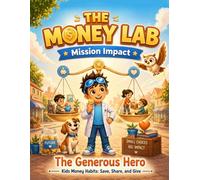 The Mone Lab: The Generous Hero: Financial Literacy Workbook for Kids to Learn Smart Giving, Saving Money, and Helping Others