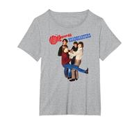 The Monkees Headquarters Photo Maglietta, Donna Plus-Size, Grigio Melange, 5X
