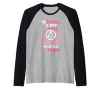 The Monkey Is Off My Back Sobrietà Anniversario Donne sobrie Maglia con Maniche Raglan