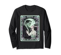 The Monster Frankenstein e Bride The Lovers Tarocchi Card Maglia a Manica