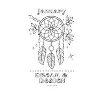 The Monthly Momentum Planner - January Edition: Undated monthly & weekly planning, daily prompts, habit tracker, and seasonal coloring breaks (7×10) - Dream & Design Edition (Woodland & River Journey)