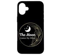 The Moon Calms My Mind Fasi Lunari Citazione Simboli Astrologia Custodia per iPhone 16 Plus