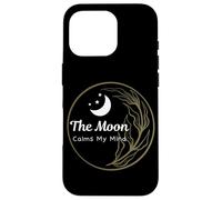 The Moon Calms My Mind Fasi Lunari Citazione Simboli Astrologia Custodia per iPhone 16 Pro