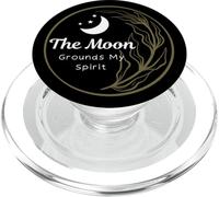 The Moon Grounds My Spirit Citazione Fasi Lunari Luna Celeste PopSockets PopGrip per MagSafe