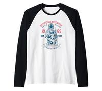 The Moon is Calling 1969 Astronauta, Space Explorer Gift Maglia con Maniche Raglan