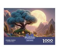 The Moon Is Shining Brightly 1000 Pezzi Cartoncino Premium Puzzle Whimsical Alpine Cottage Antistress Gioco Per Famiglie Puzzle Per Adulti E Bambini 70x50cm/1000pcs