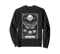 The Moon Jack o Lanterna Luna Mystical Moth Tarocchi Carta Felpa