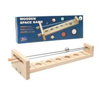 The Moon - Legno, asta di equilibrio per gioco per il tempo libero palla da ufficio | Giocattolo di strategia gravitazionale classico, gioco di apprendimento scientifico da tavolo per adulti