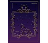 The Moon Wolf Journal: Plan, Track, and Reflect With Lunar Wisdom (Black & White Pages)