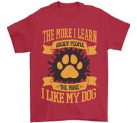 The More mi Piace My Cane Divertente T-Shirt 100% Cotone