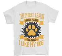 The More mi Piace My Cane Divertente T-Shirt 100% Cotone