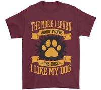 The More mi Piace My Cane Divertente T-Shirt 100% Cotone