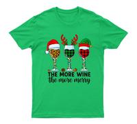 The More Wine The T-Shirt Unisex Regalo Retrò Divertente Donna Vintage...