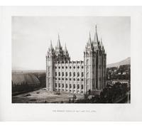 The Mormon Temple Salt Lake City Utah Stati Uniti d'America alla fine del XIX secolo. Dal libro Gli Stati Uniti d'America - Cento illustrazioni di Albertype da negativi recenti delle scene più note