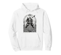 The Morrigan Celtic Raven Dea Mitologia Irlandese Corvo Cool Felpa con Cappuccio