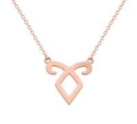 The Mortal Instruments - Collana con piccola runa angelica, color oro