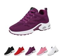 The Most Comfortable Orthopedic Shoes for Your Feet Women Walking Shoes with Arch Support Fashion Breathable Mesh Sneakers Orthopedic (Purple, Adulto, 38, Numero, Sistema Taglie Calzature EU, Media)