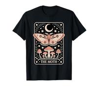 The Moth Tarocchi Carta Cottagecore Fungo Fairycore Maglietta