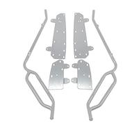 The Motorcycle Highway Engine Guard Bumper Crash Bar Stunt Cage Frame Protector Per Forza 350 300 NSS 350 2021-2023(Argento)