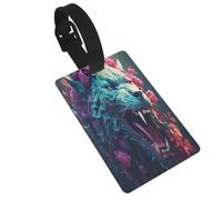 The Mountain Lion - Etichette per bagagli durevoli, da crociera, etichette da viaggio per bagagli, facili da identificare, materiale PVC
